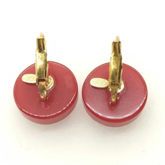 CHANEL 01A Peony Earrings - Picture 2 of 9